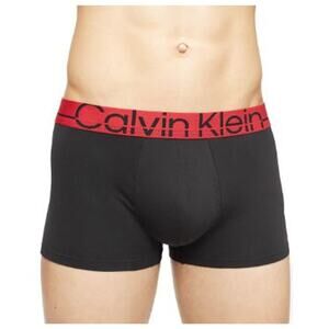 Men's Pro Fit  micro fiber black low rise Calvin Klein trunks underwear XL New